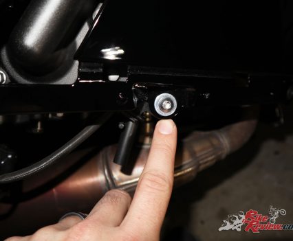 Lower fairing bolt, this was under the bellypan section