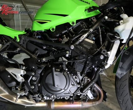 No shots of removing the fairing section, I had my hands full! Here it is totally removed