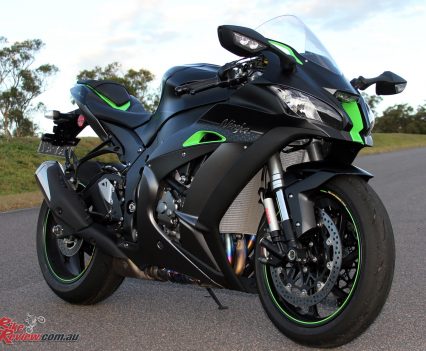 The Special Edition livery of the 2018 ZX-10R SE is stunning.