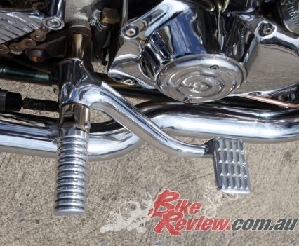 The only brake on the bike.