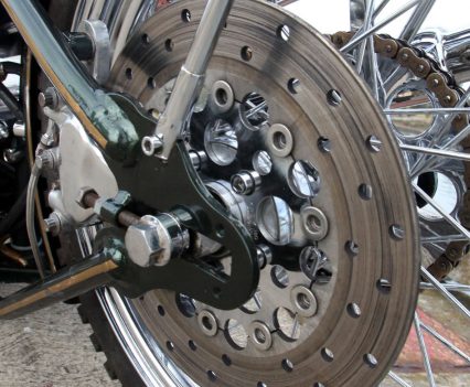 Floating rear rotor.