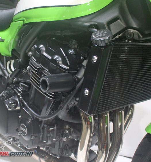 Promoto Oggy Knobbs on the Kawasaki Z900RS