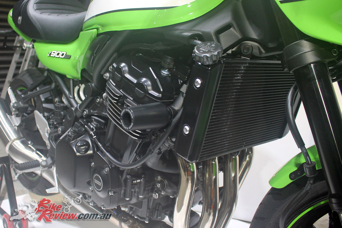 Promoto Oggy Knobbs on the Kawasaki Z900RS