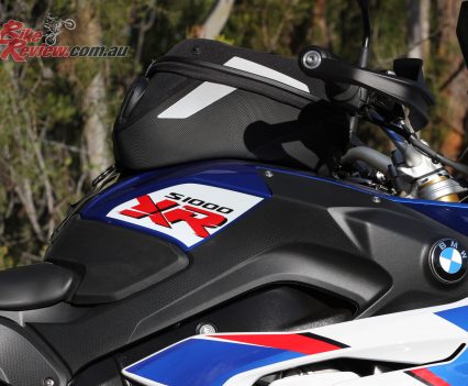 A 20L tank offers good range, with an easy 300km range hell-for-leather.