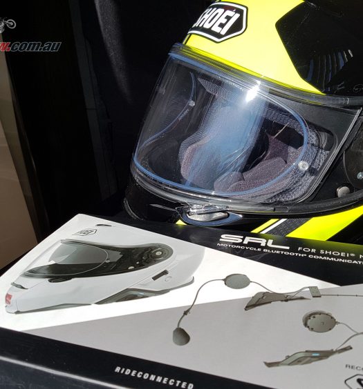 Sena SRL Communication System arrives to join Kris's Shoei Neotec II helmet