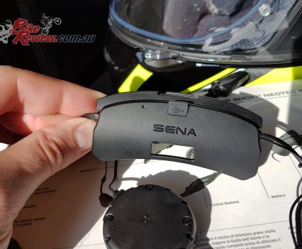 Sena SRL Comms System for the Shoei Neotec II