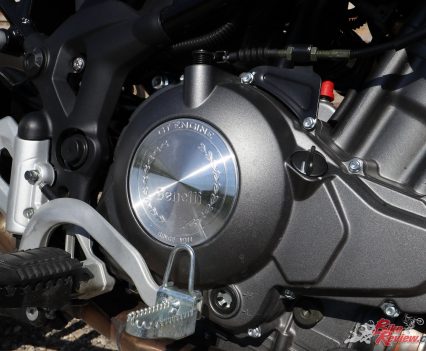 2018 Benelli TRK 502X - The 500cc parallel twin feels more restrained than in the Leoncino, but is smooth and encourages making the most of the available rev range and power.