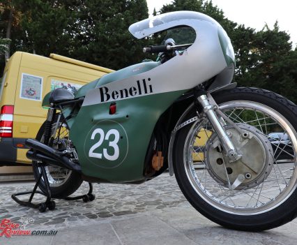 2018 Benelli TRK 502X Launch - One of Luciano Battisti's Benelli racer collection