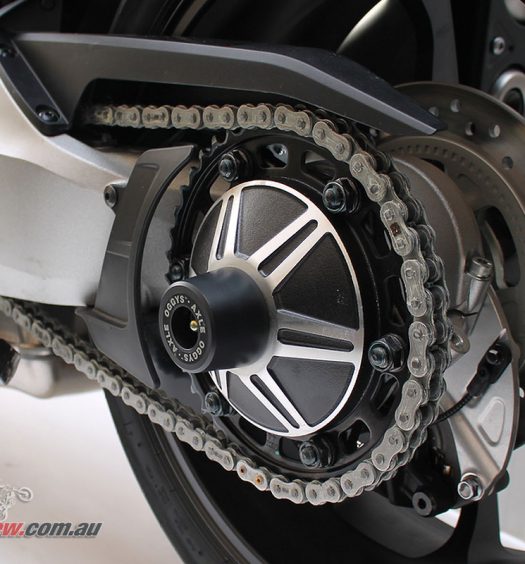 Axle Oggys and Oggy Knobbs are now available for Honda's CB1000R