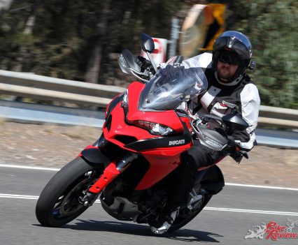 Carving up the twisties in Sport mode is a blast.