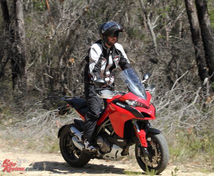 In Enduro Mode the 1260 S loves a bit of dirt road and fire trail exploring.