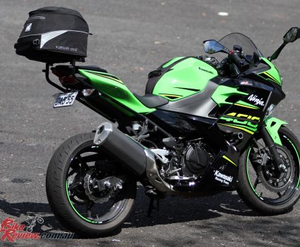 A low seat height and compact rider triangle make for easy control and inviting ergos for smaller riders, but Kawasaki need to work on seat comfort!