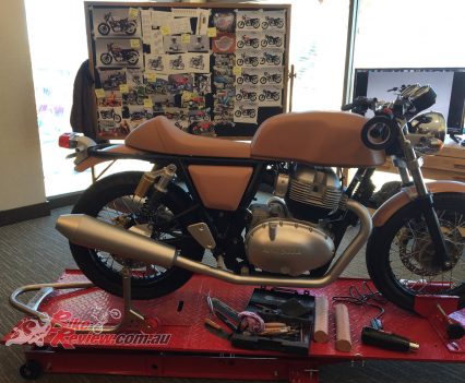 A clay mock up from the development stages.