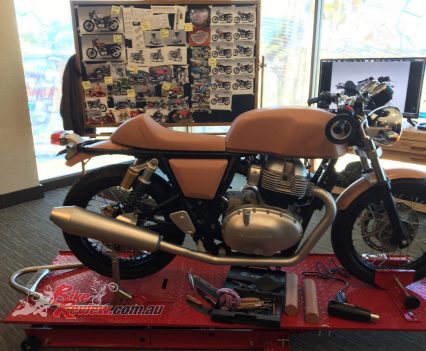 This is the original clay mock up for the GT, which was on display at the launch.