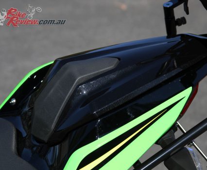 $200 for the colour-matched Kawasaki seat cowl is pretty good value in my book!