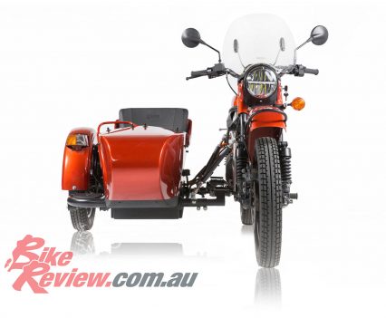 Storage, comfort and handling were not compromised with the electric Ural.