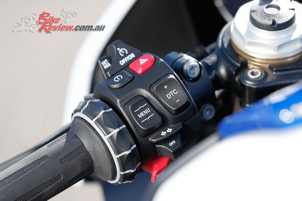 2019 BMW S 1000 RR World Launch Review - Left switchblock