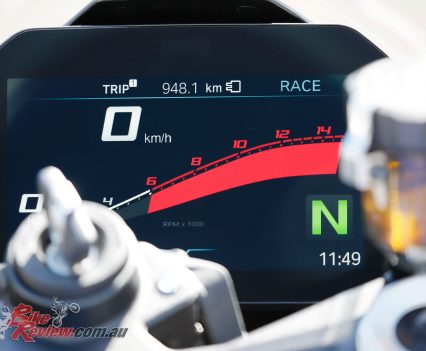 2019 BMW S 1000 RR World Launch Review - Dash