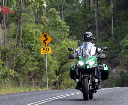 A tall screen offers good wind protection and being a taller touring inspired machine ensures generous proportions with all day comfort