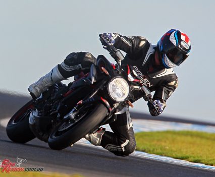 The Brutale 800RR is a seriously quick nakedbike, recording a top speed of 260km/h on Gardner Straight. For an 800, that is amazing.