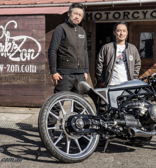 Custom Works Zon with 'Departed' featuring the BMW Big Boxer