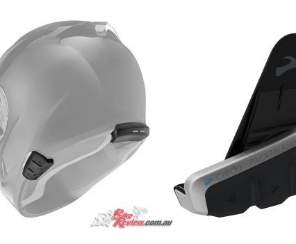 The Cardo Packtalk Slim offers the lowest profile option, with the premium features