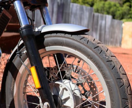 41mm forks, 110mm travel.