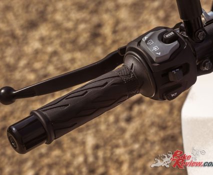 Switchblocks offer easy control of the electronics on the Katana