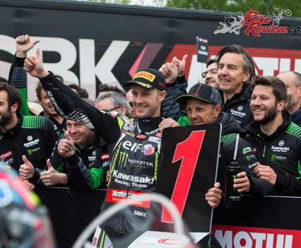 Jonathan Rea claims the double win at Imola