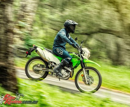 2019 Kawasaki KLX230 action