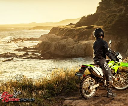 2019 Kawasaki KLX230 atmosphere shot by water