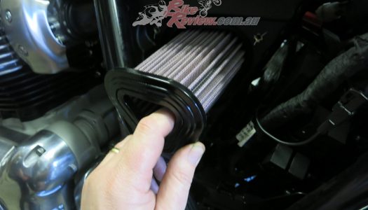 Staff Bike: DNA airfilter kit fitment to Jeff’s Royal Enfield Interceptor…