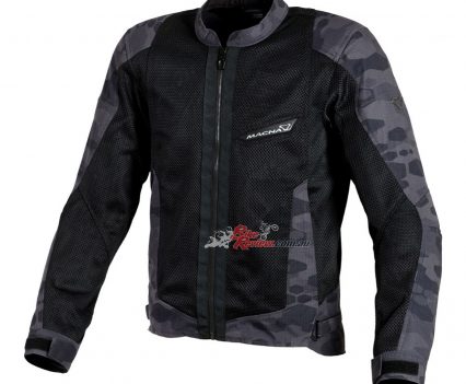 Front view of the Macna Velocity jacket.