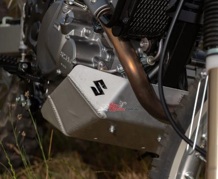 Huge alloy bashplate.