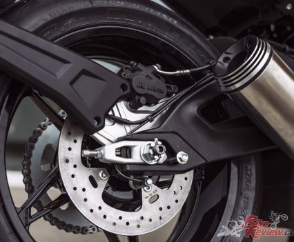 S J.Juan twin-piston caliper, 260mm disc.