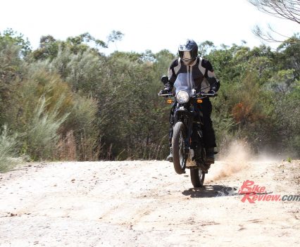 Jeff on the fuel injected 2022 411.