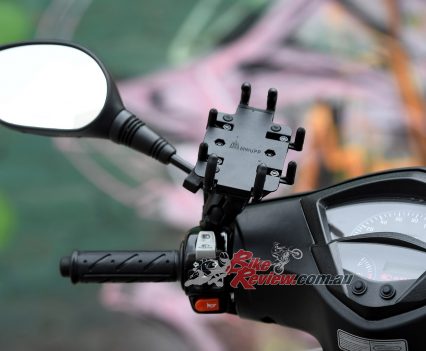 Universal phone holder.