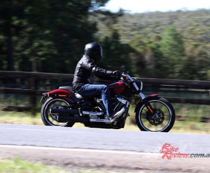 Previous model riding position.