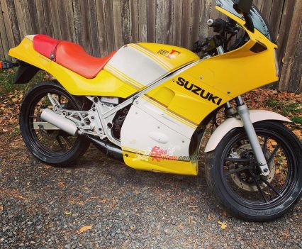 The RG250 HB prior to restoration. This was after a clean up. It was in very good original shape as you can see...