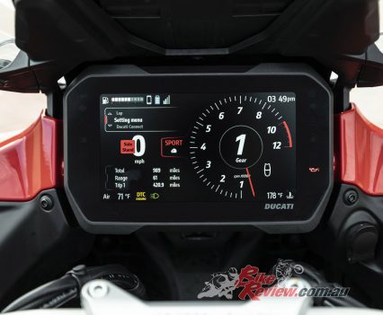 Hitting the off-road sections made for a need to cut down on the TCS.