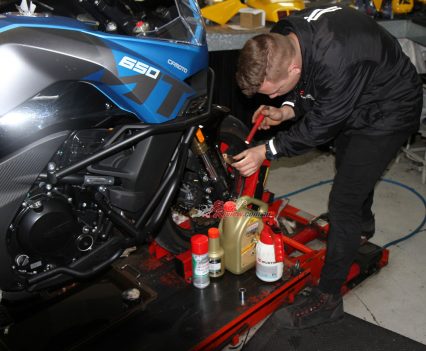 Oil and filter change.