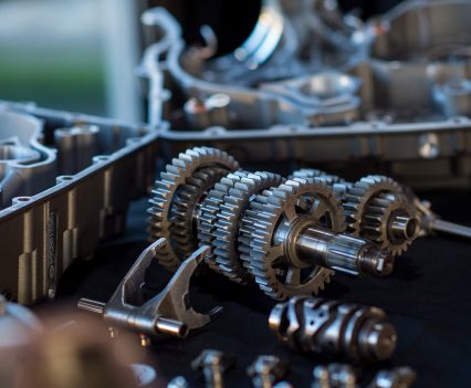 High-tech compact gearbox.