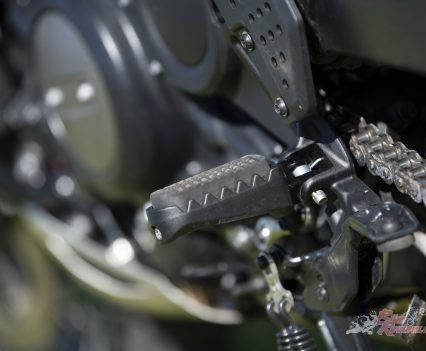 No quickshifter as standard on the Pan-America.