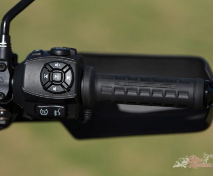 Heated grips and cruise control.