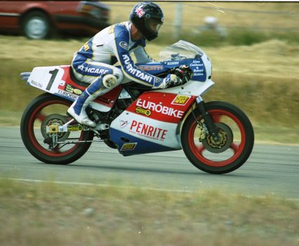 AC on the Bob Brown Ducati.