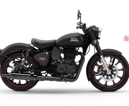 Royal Enfield Classic 350, Dark Stealth Black.