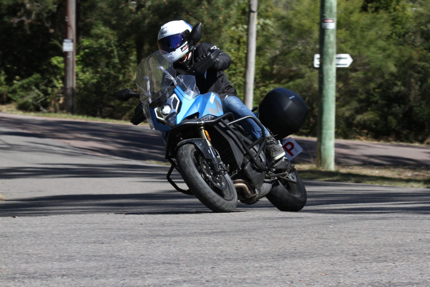 Even with all the adventure parts added, it still had plenty of performance.