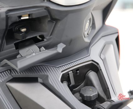 USB charging port built in.