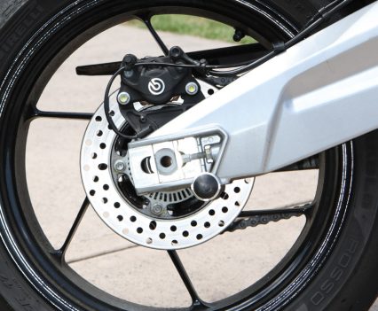 Rear brake is wooden and only just works but does the job.