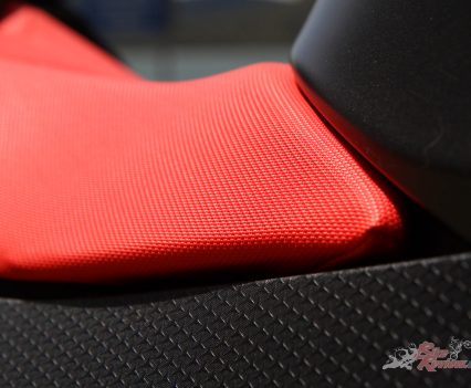 Grippy, stylish and supportive seat.